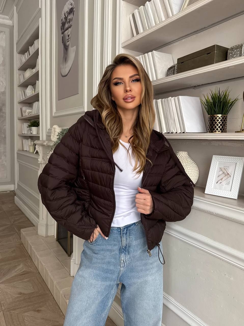 куртка короткая,женская куртка,пуховик повседневный,куртка под широкие джинсы,куртка