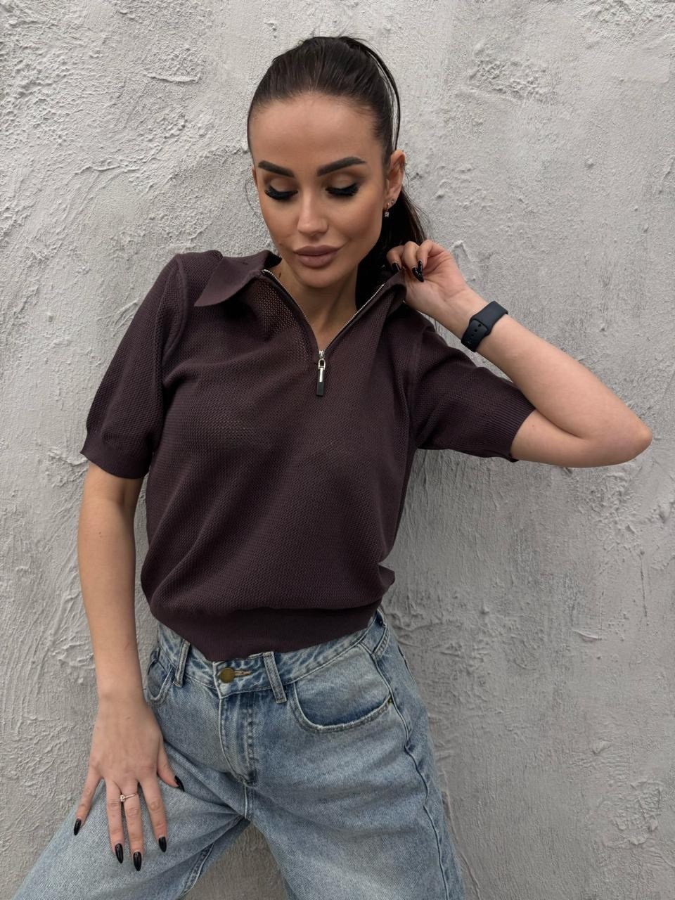 женская кофта,джемпера женские,кофта с замком,трикотажные футболки