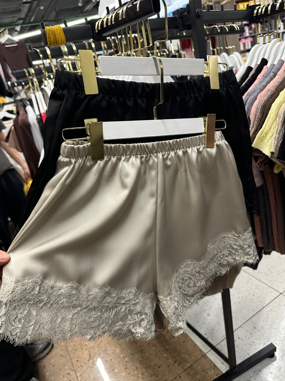 кружевные шорты,шорты с кружевом,женские шорты,повседневные шорты,меховые шорты
