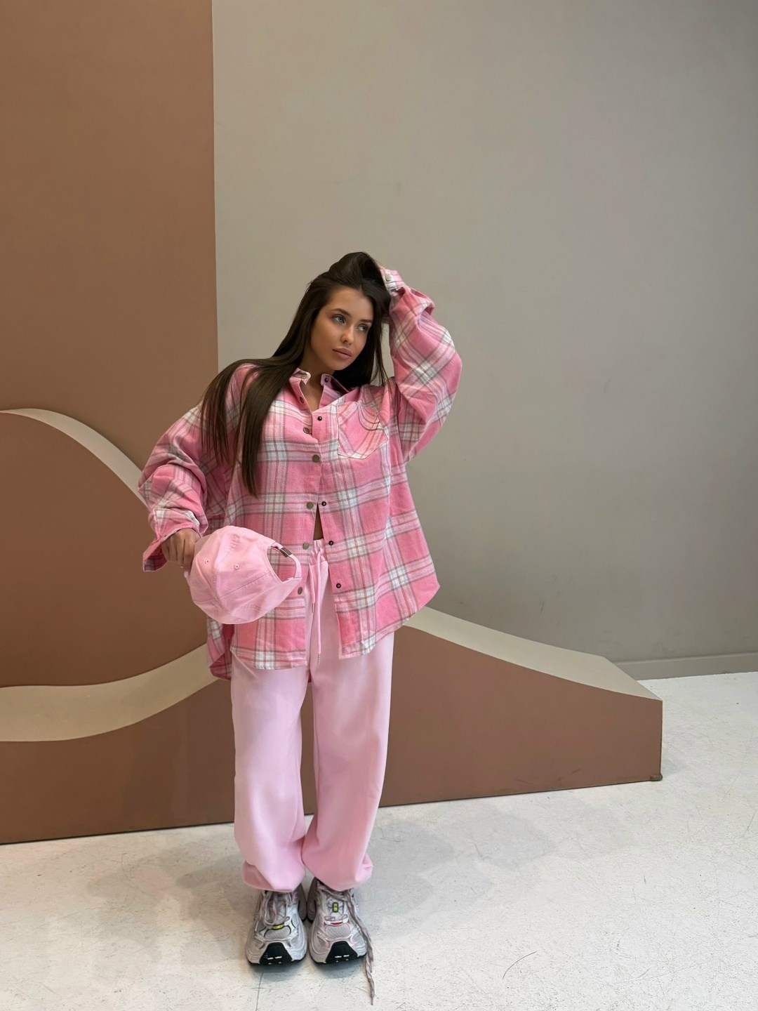 рубашка женская в клетку оверсайз,женская рубашка в клетку,рубашка оверсайз в клетку,рубашка модная,женская рубашка