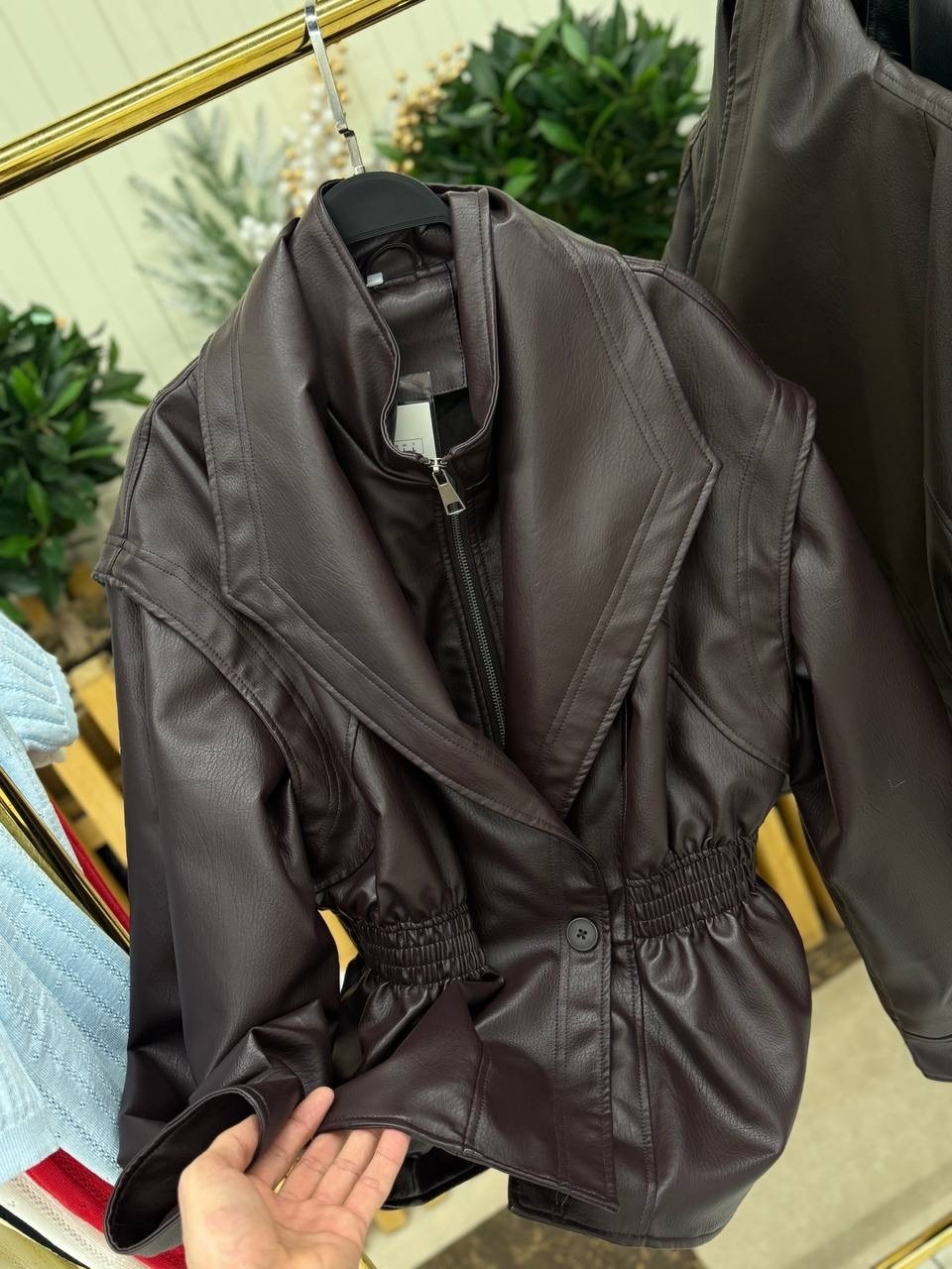 кожаная куртка,косуха куртка кожаная с поясом chauzi,женская кожаная куртка,косуха куртка кожаная оверсайз демисезонная удлиненная mayberry,куртка из экокожи