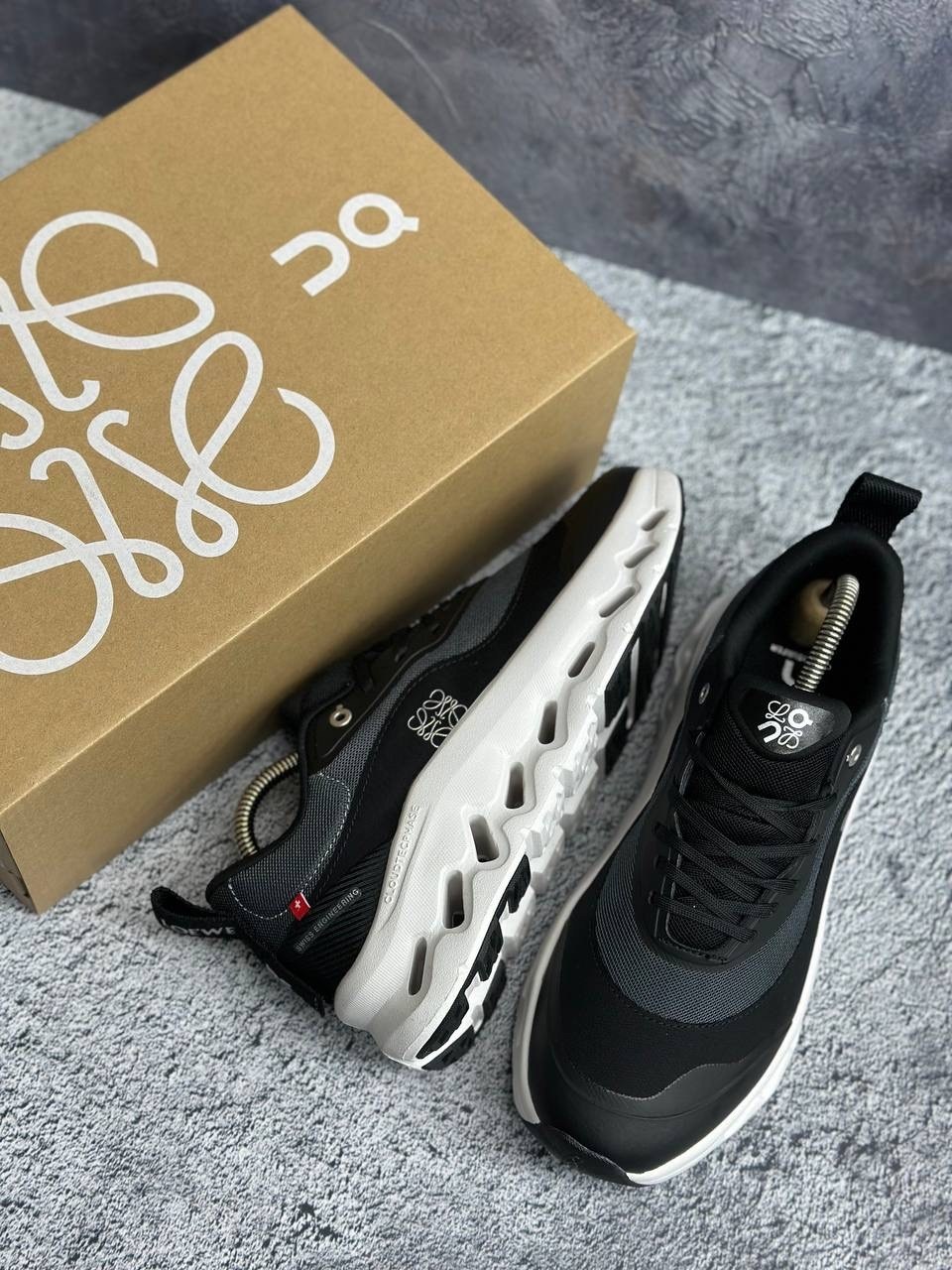 кроссовки,loewe кроссовки,кроссовки on loewe x cloudtilt 2 черный,мужские и женские кроссовки,кроссовки для бега