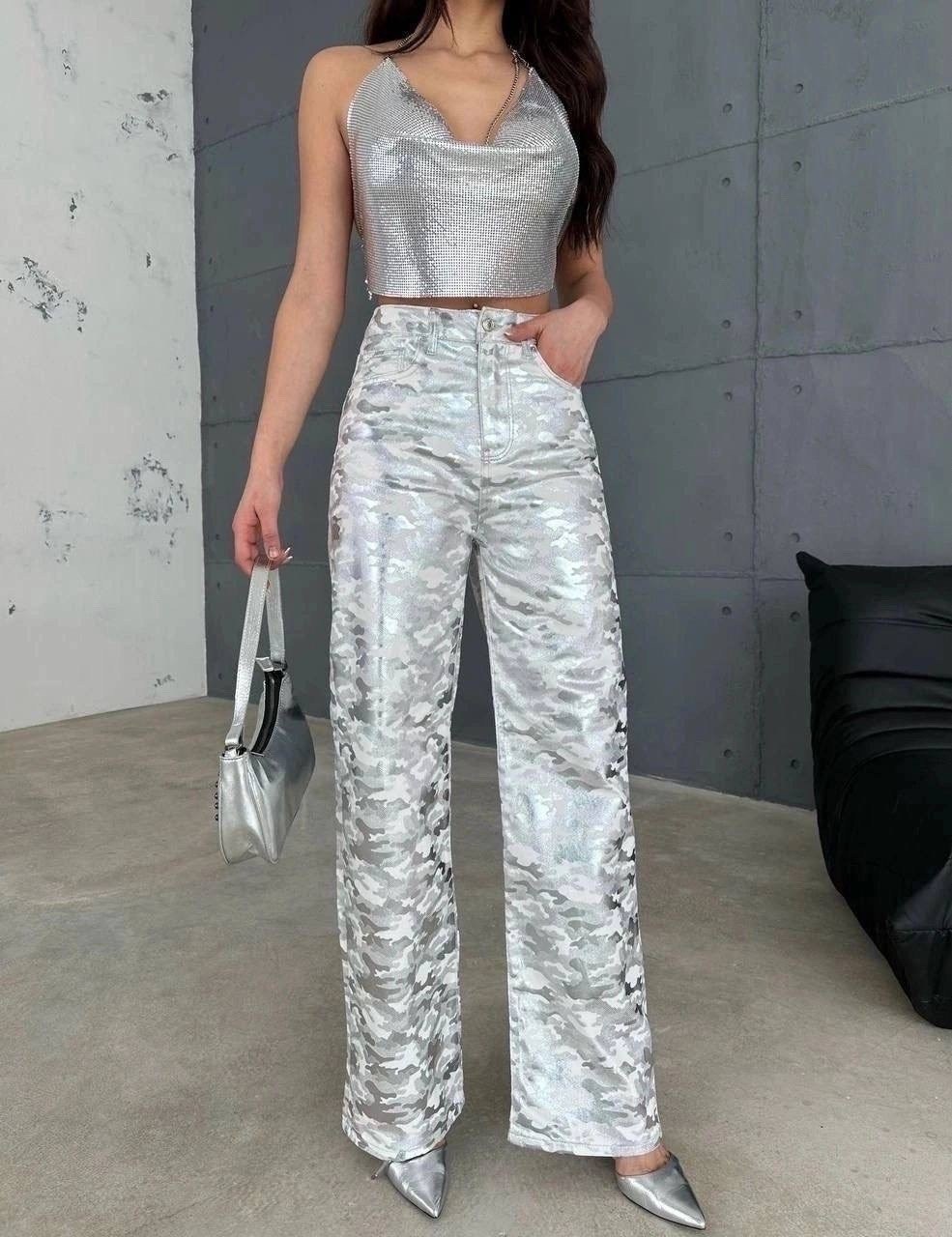 джинсы с напылением,модные брюки,брюки розовые,брюки блестящие