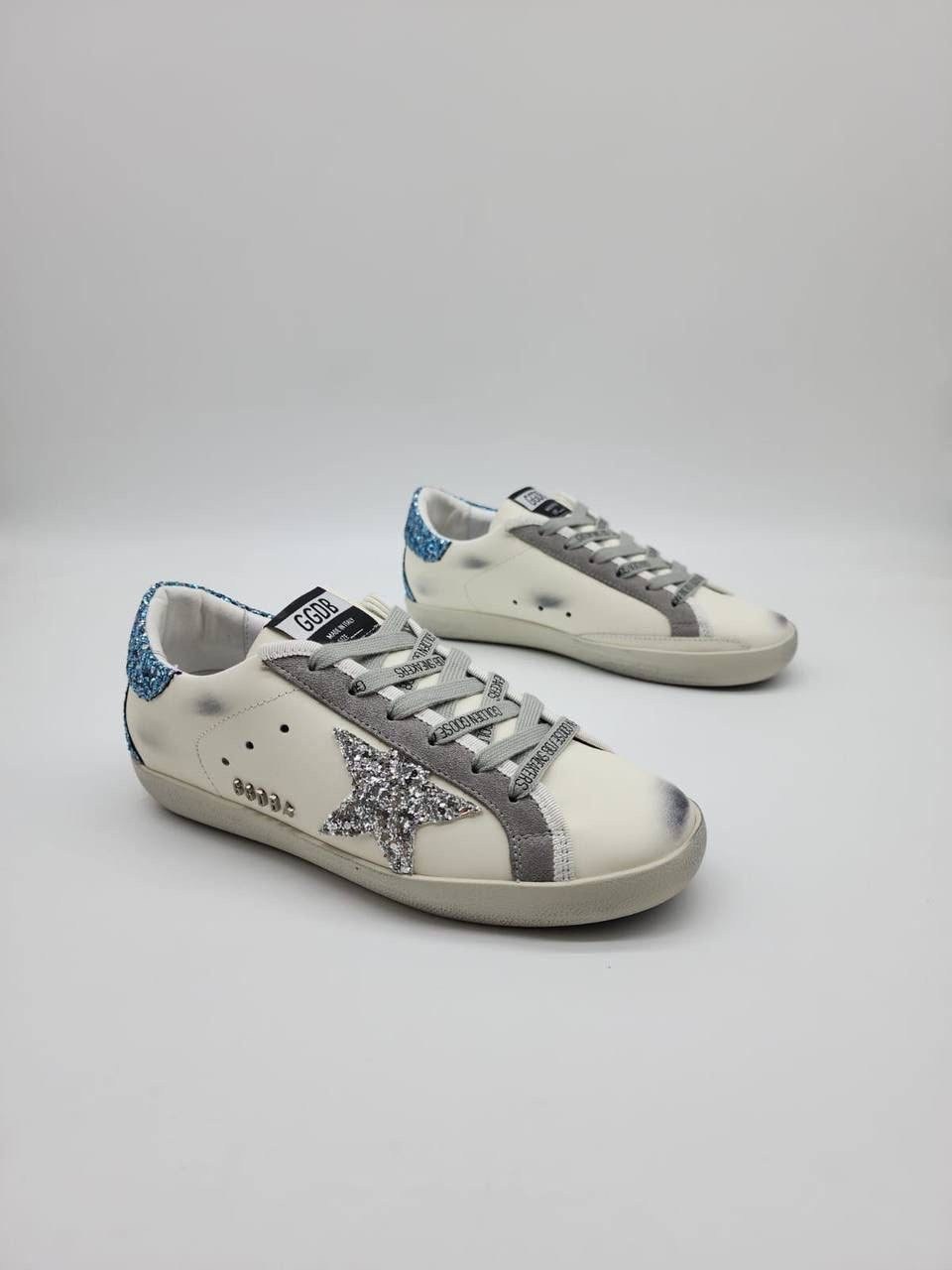 кеды golden goose женские,golden goose кроссовки,кеды golden goose,golden goose реплика,женские кожаные кроссовки golden goose super-star premium - white / silver