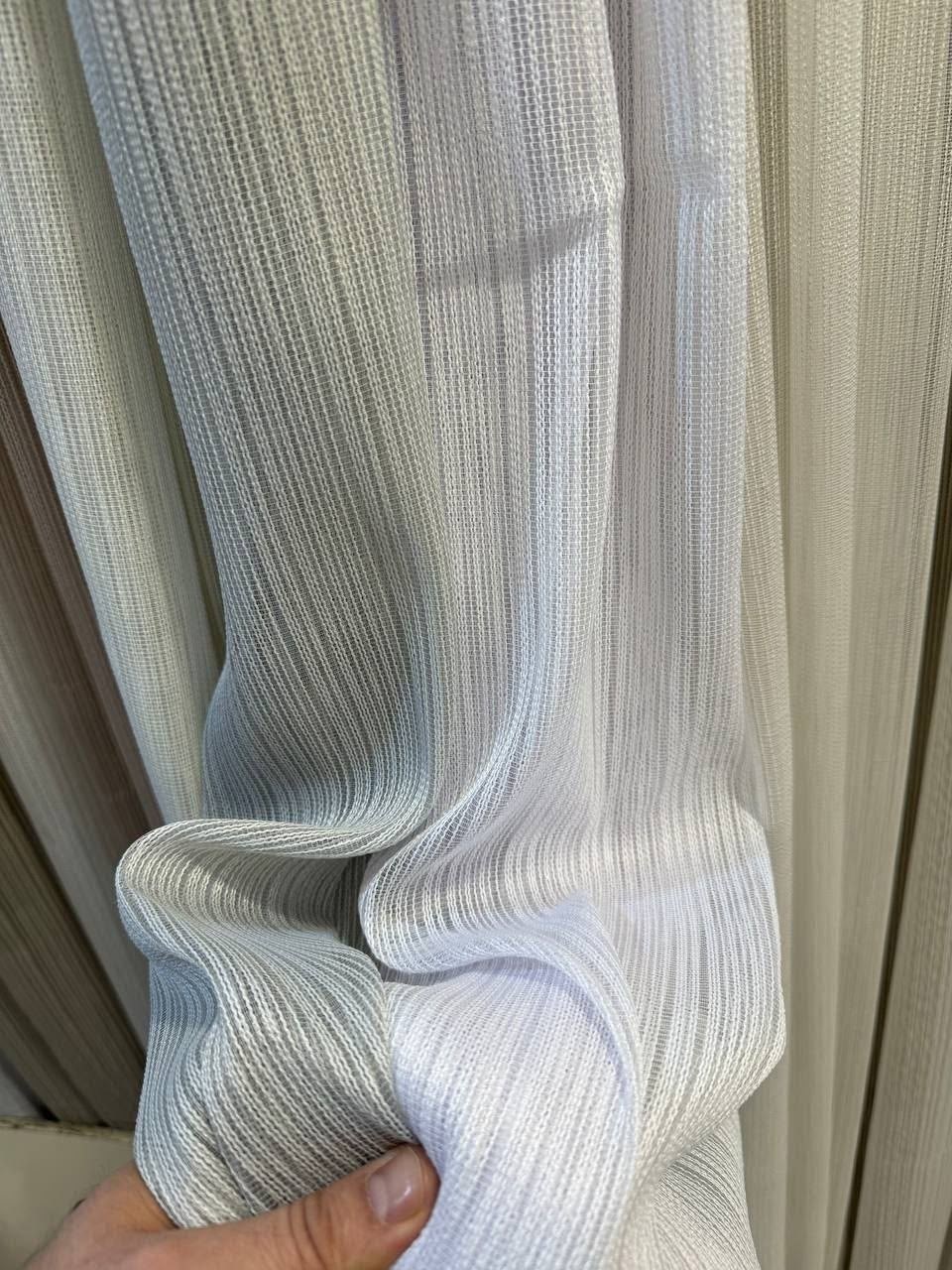 тюль дождик,тюль «живые нити»,тюль сетка,ткань плиссированная с люрексом,ткань сетка плиссе металлик серебристого цвета