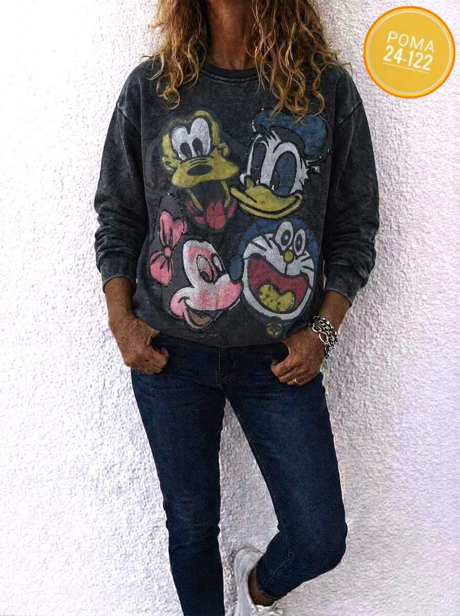свитшот женский,детский свитшот,свитшот толстовка,свитшот,disney donald duck sweatshirt