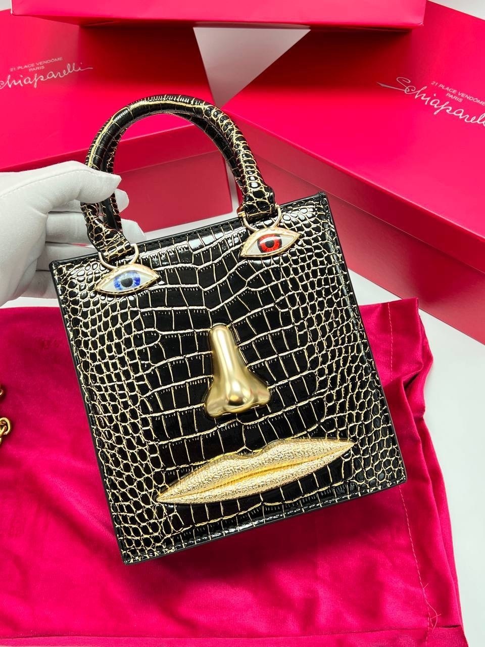 сумка-тоут schiaparelli,сумка schiaparelli,брендовая женская сумка,сумка,брендовые сумки