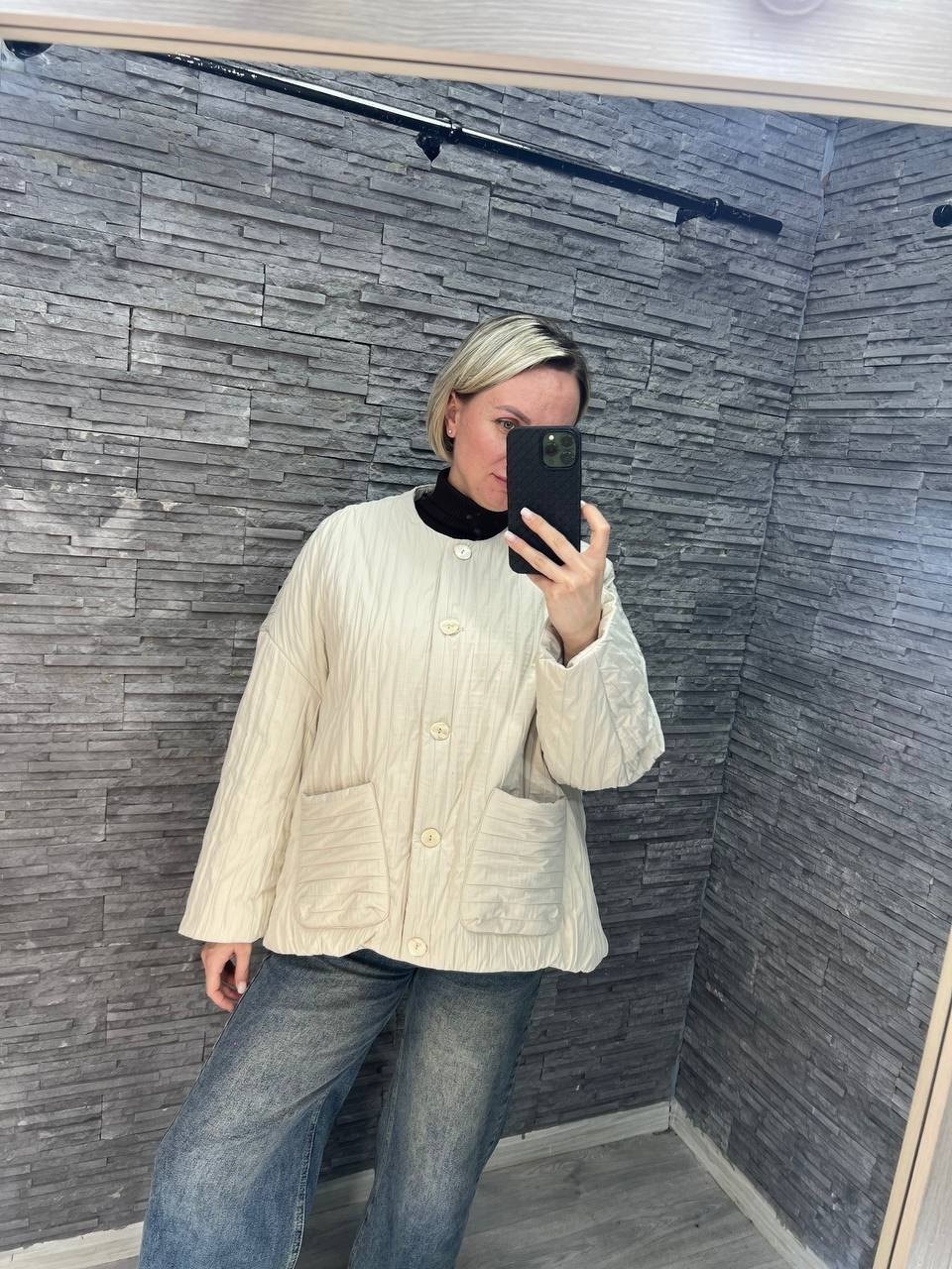 куртка бомбер женский стеганый em&sima,куртка женская,стильная куртка,куртка стеганая,куртка оверсайз