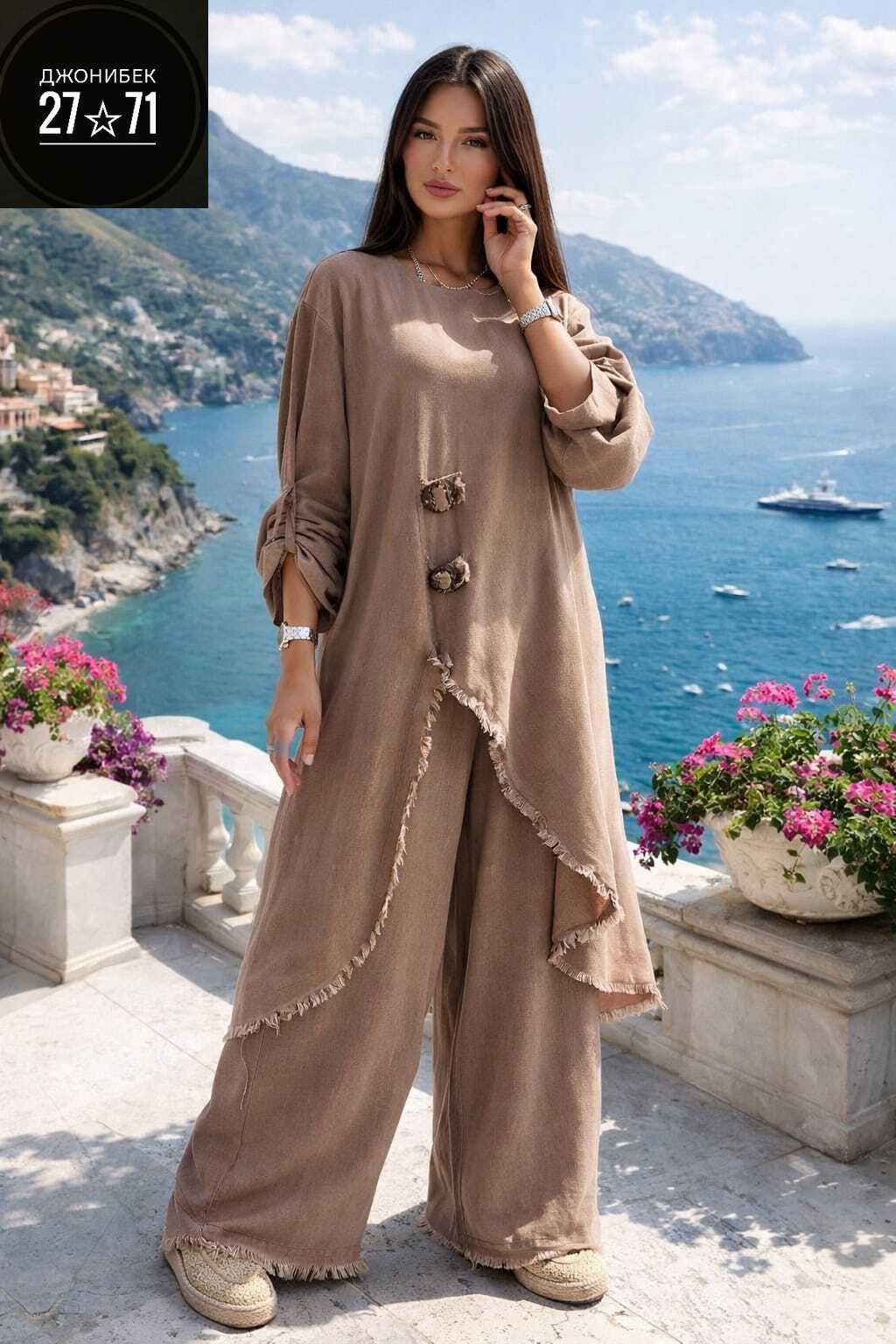 костюм из шифона брючный вечерний,брючный шифоновый костюм,костюм женский,костюм туника,костюм с брюками