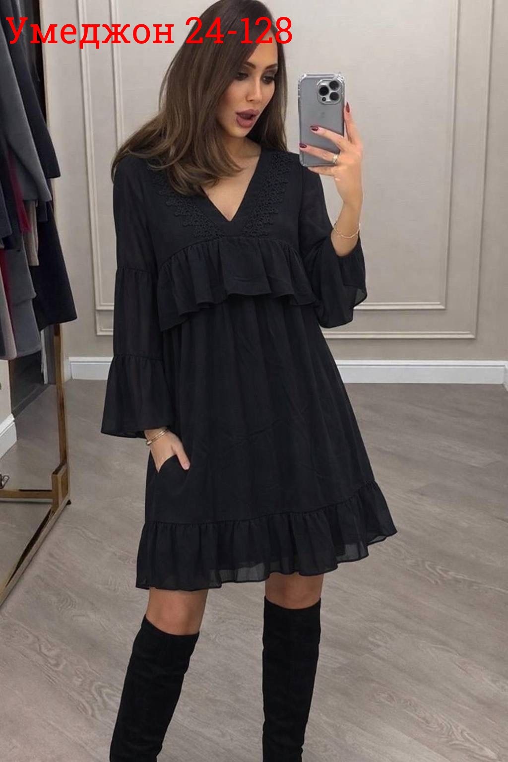 платье женское,платье с оборками,модное платье,свободное платье,платье женское синее