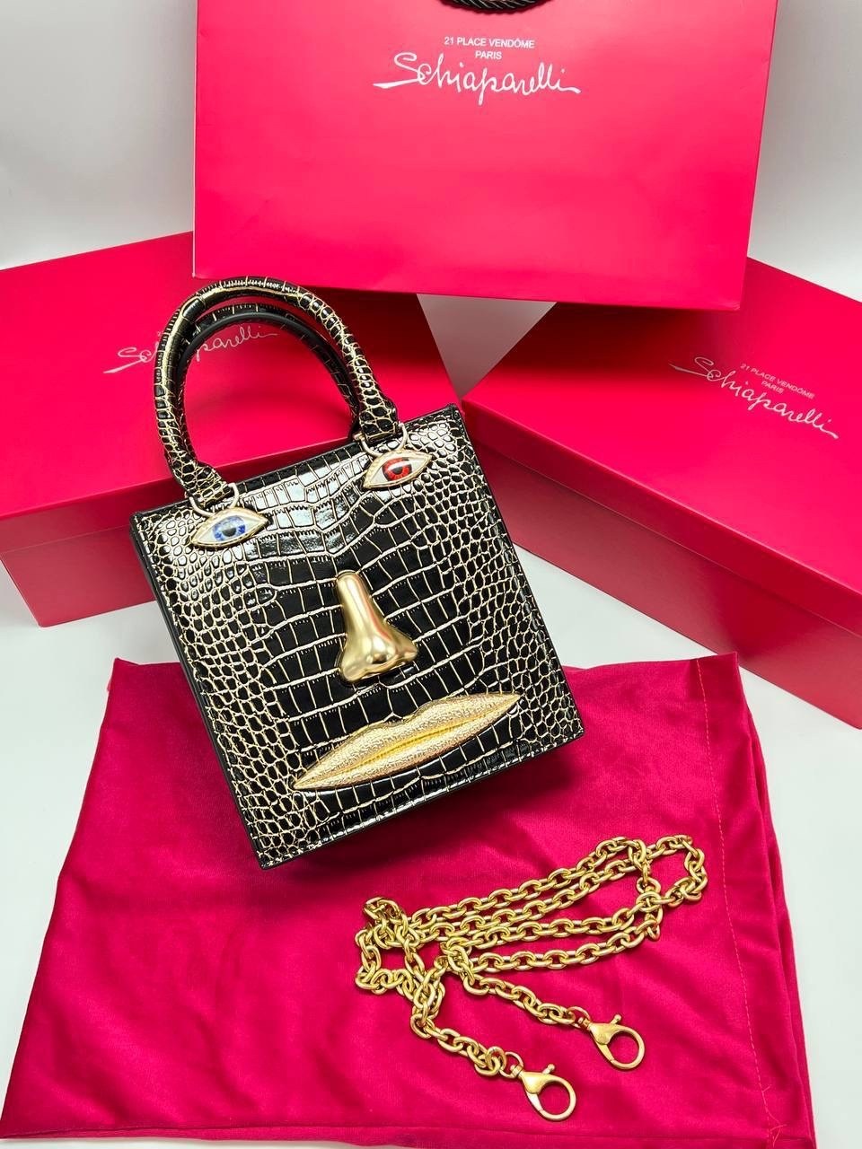 сумка-тоут schiaparelli,сумка schiaparelli,брендовая женская сумка,сумка,брендовые сумки