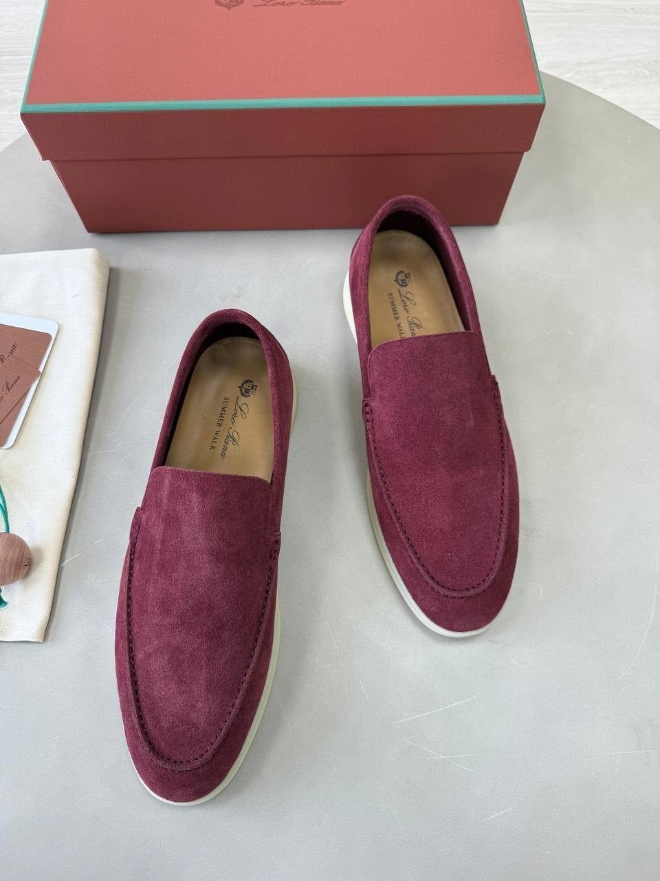 ,лоферы loro piana,замшевые лоферы,loro piana бордовые лоферы,бордовые лоферы