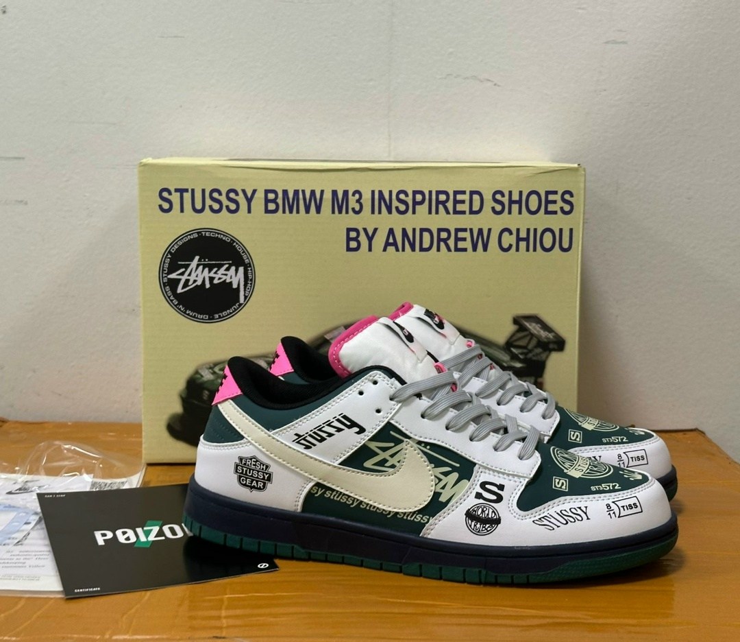 кроссовки кеды nike sb dunk low х stussy bmw m3,кроссовки nike sb dunk low,кроссовки nike,кроссовки nike sb dunk,мужские кроссовки nike sb dunk low