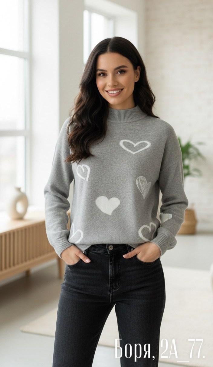 свитер женский,женская кофта,кофта женская свитер,свитшот женская,джемпер с сердечками