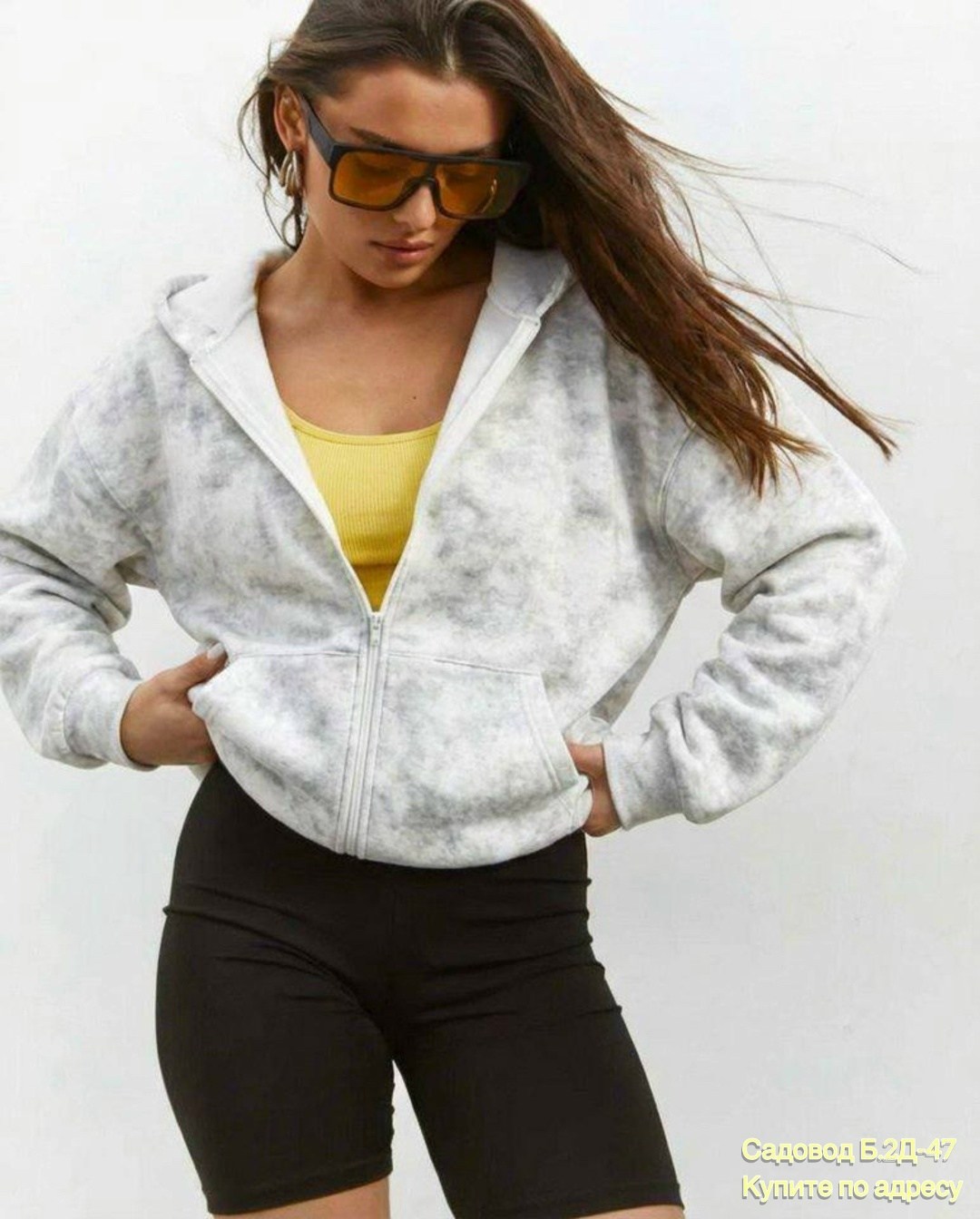 женское толстовка,женская кофта,толстовка,свитшот и толстовка,женская худи свободного кроя с эффектом варeнки