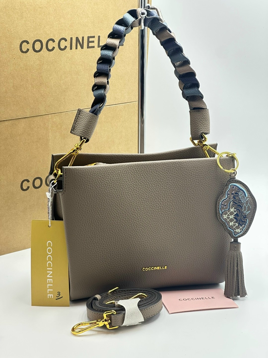 сумка coccinelle,сумка boheme coccinelle,сумка кожаная coccinelle boheme small,coccinelle сумка boheme grana double,сумка женская coccinelle