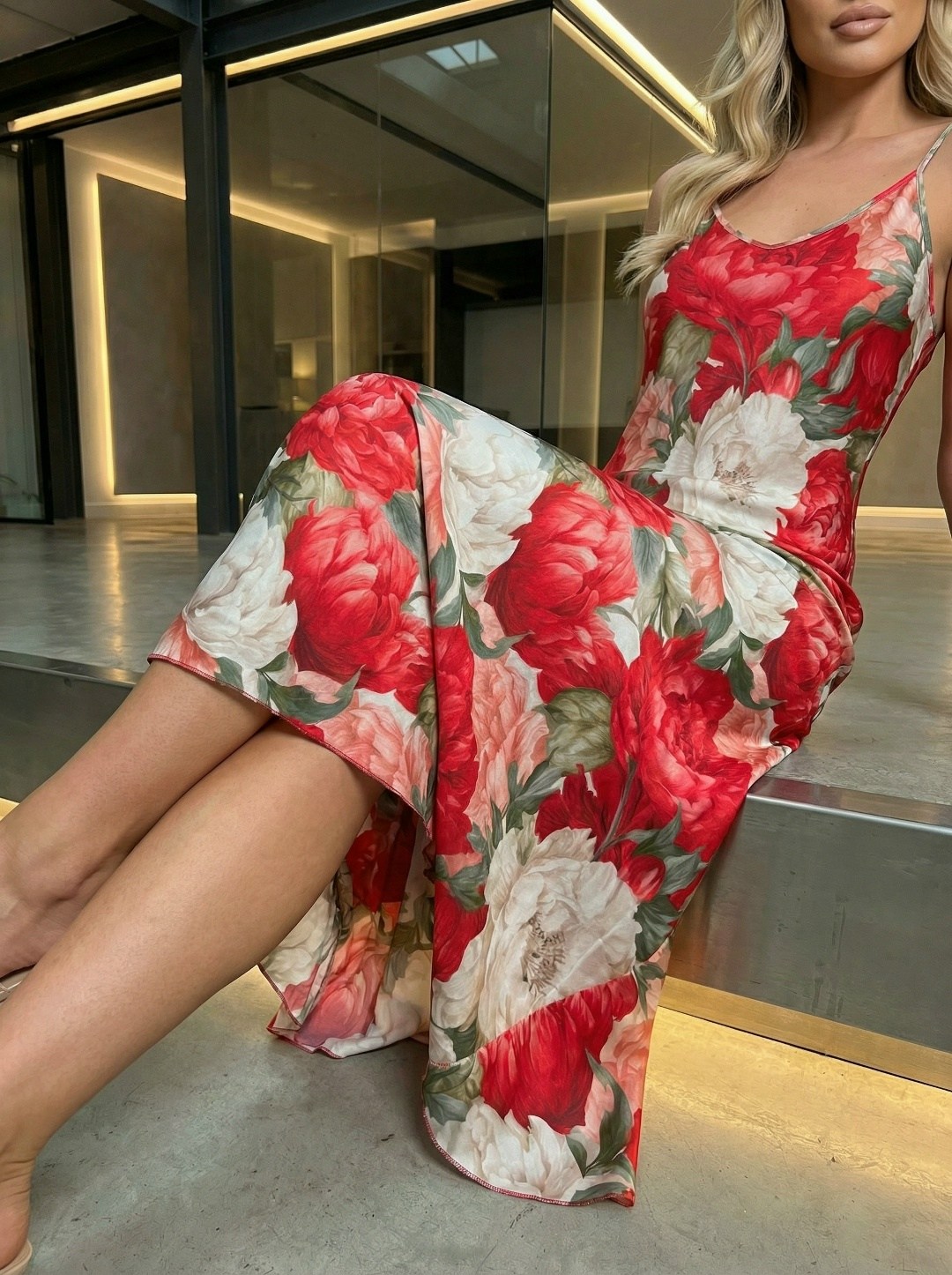 платье,красное шелковое платье,платье макси,красное шелковое платье-комбинация миди silk,летнее платье