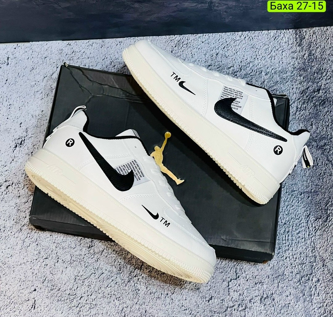 кроссовки,nike air force 1 low utility white black,nike air force 1 07 lv 8,,кросcовки nike air force 1