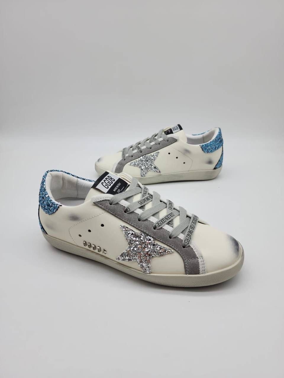 кеды golden goose женские,golden goose кроссовки,кеды golden goose,golden goose реплика,женские кожаные кроссовки golden goose super-star premium - white / silver
