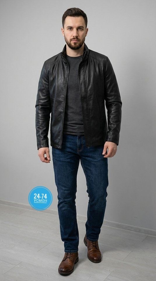 мужская кожаная куртка,куртка кожаная,кожаная куртка b.coast мужская,мужская кожаная куртка р-р 52,мужская кожаная куртка из натуральной кожи
