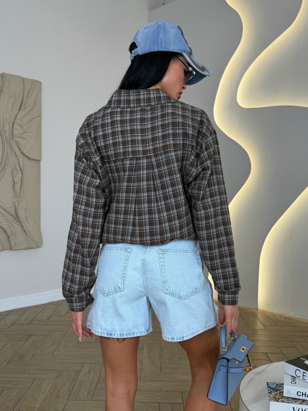 рубашка в клетку оверсайз удлиненная marybeth,рубашка в клетку оверсайз удлиненная,рубашка в клетку оверсайз на кнопках,женская рубашка в клетку,рубашка в клетку оверсайз