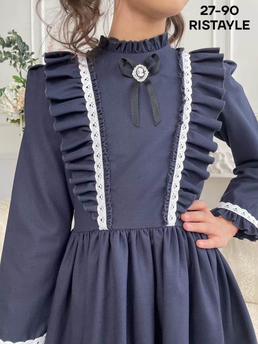 платье нарядное школьное,платье школьное для девочки форма baberry,платье школьное для девочек,платье школьное синее для девочек,платье для школы для девочки