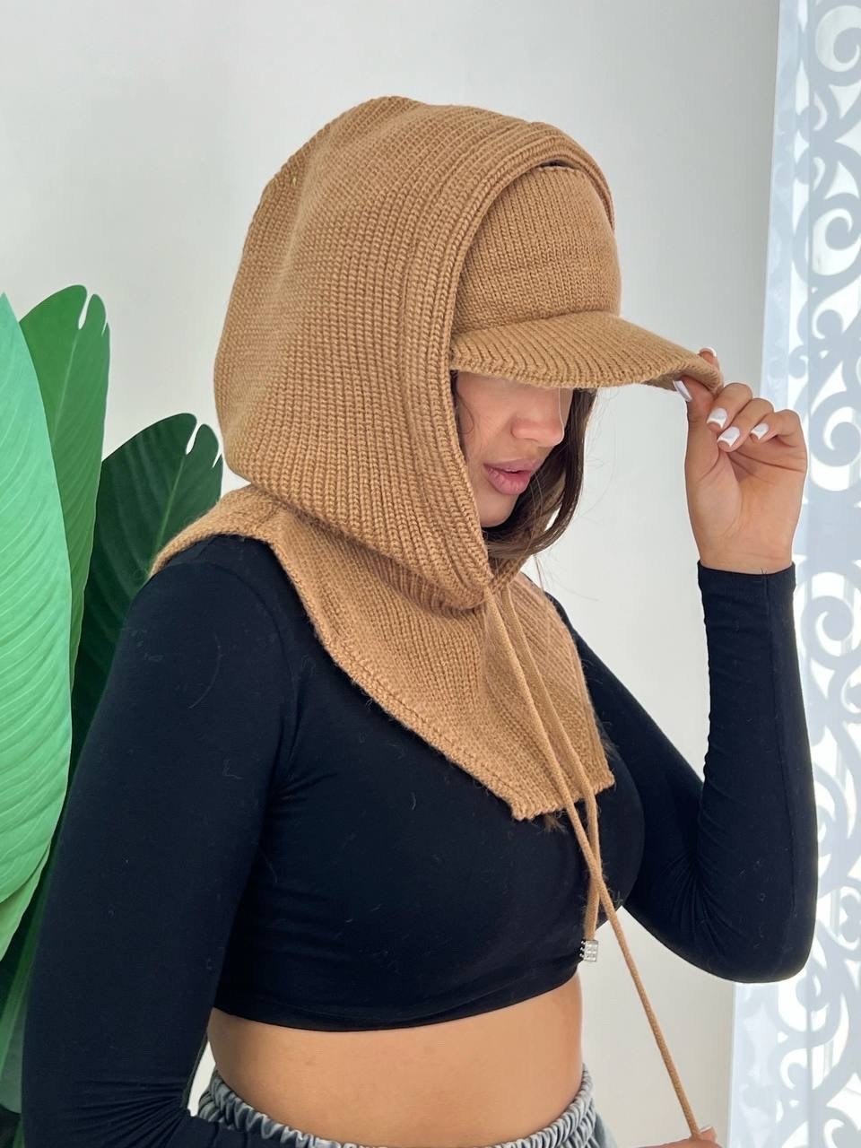 капор из ангоры,капор женский,капор капюшон женский,капор шапка,капор капюшон