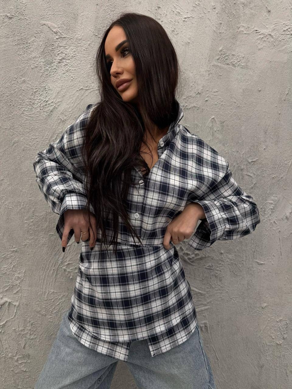 рубашка в клетку женская,рубашка женская в клетку оверсайз,рубашка женская,рубашка оверсайз в клетку,рубашка женская в клетку с отложным воротником
