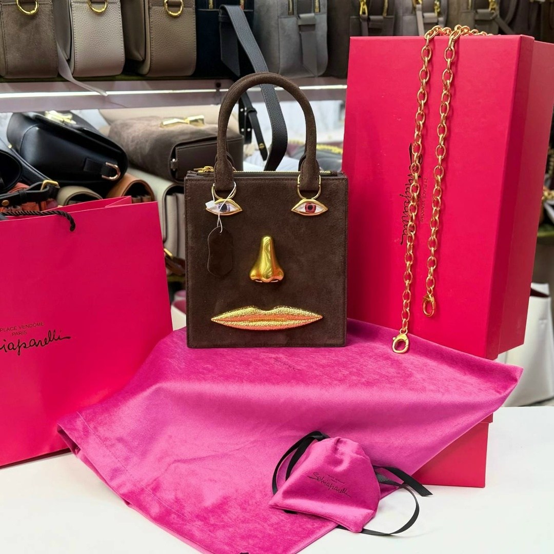 сумка schiaparelli,сумка-тоут schiaparelli,брендовая женская сумка,женская сумка schiaparelli,сумка