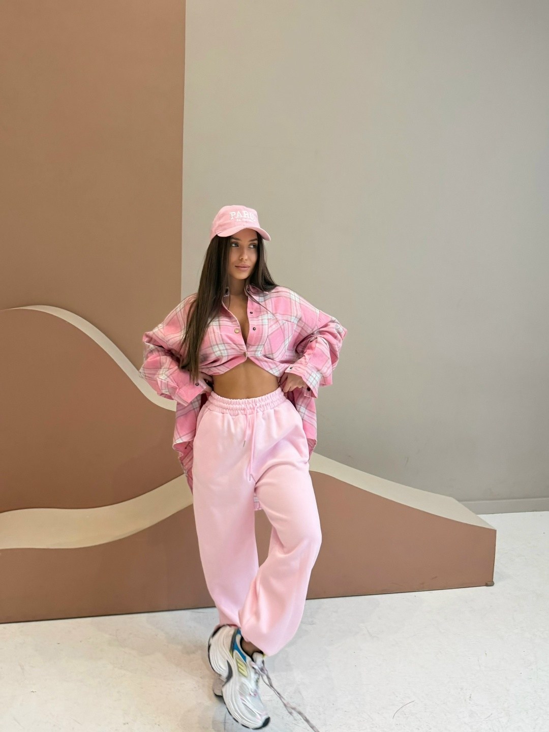 рубашка женская в клетку оверсайз,женская рубашка в клетку,рубашка оверсайз в клетку,рубашка модная,женская рубашка