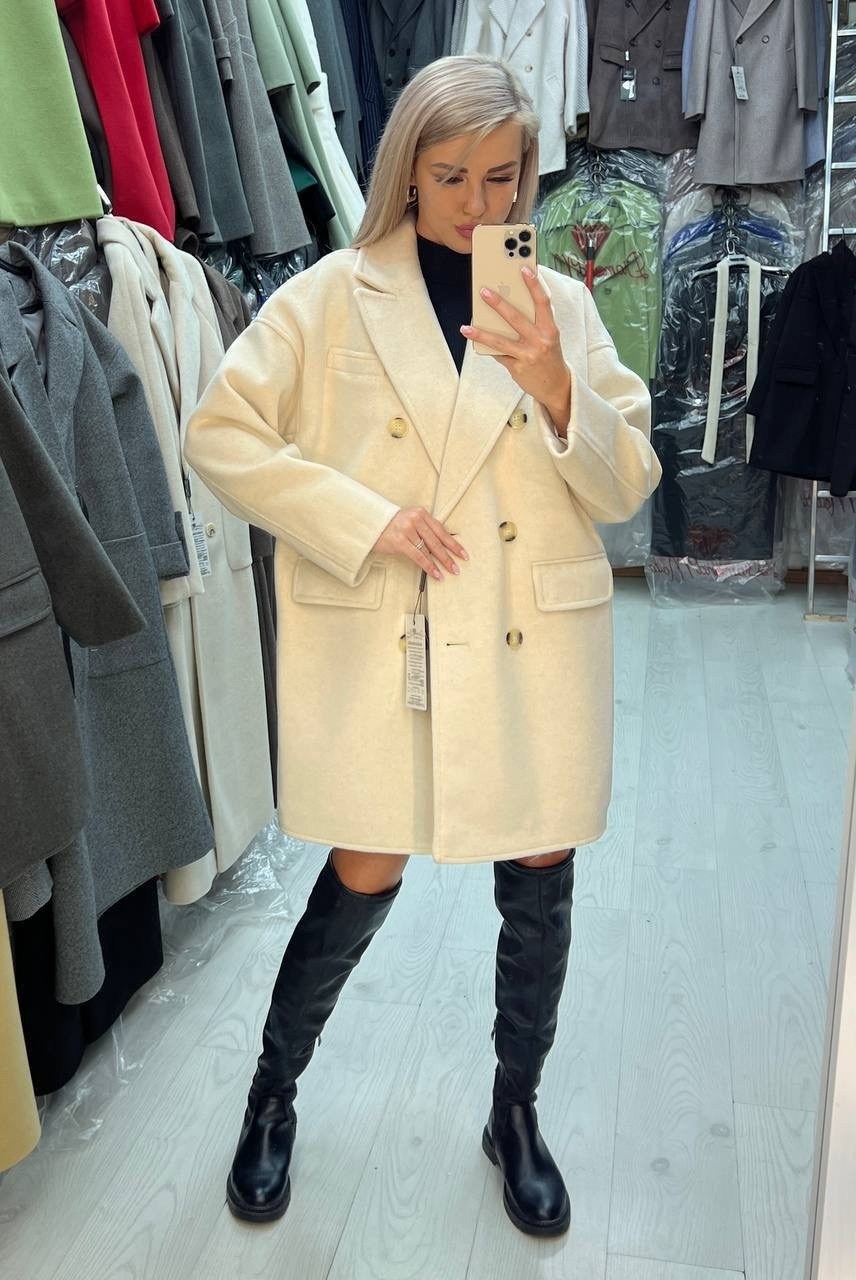 женское серое пальто,стильное пальто,пальто длинное демисезонное оверсайз amore wear 316601955,пальто женское,полупальто