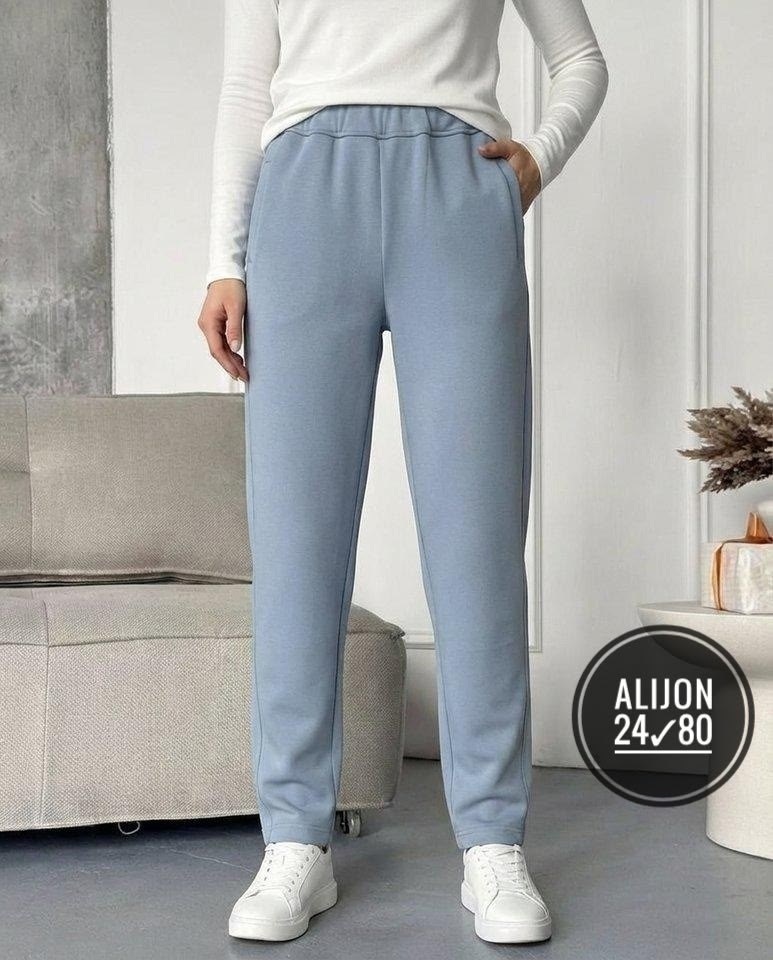 брюки спортивные с начёсом джоггеры утепленные chelebi,голубые брюки женские,брюки джоггеры,брюки спортивные,брюки женские