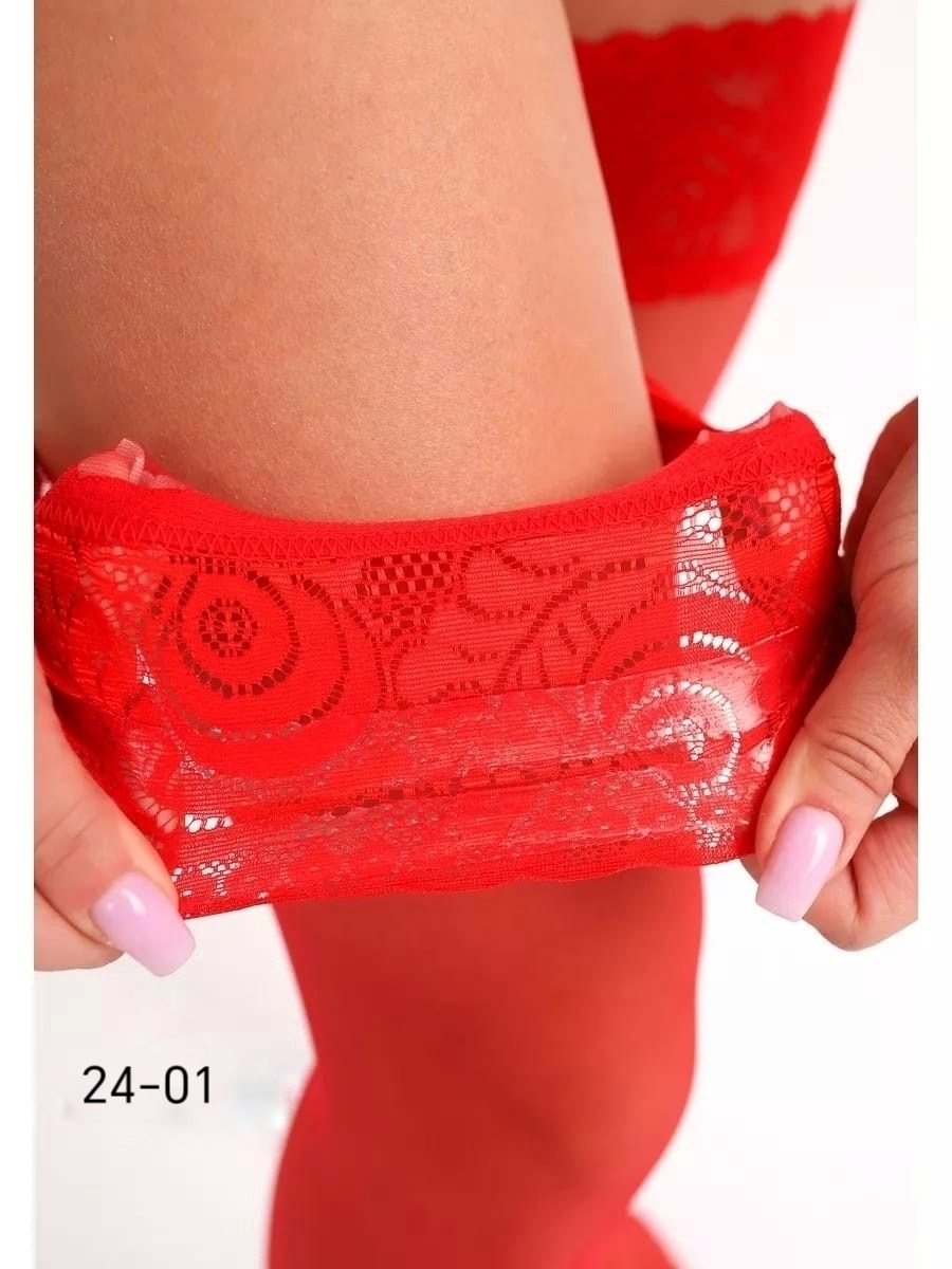 чулки giulia emotion 20,чулки на резинке,чулки женские,чулки giulia emotion 40,чулки красные