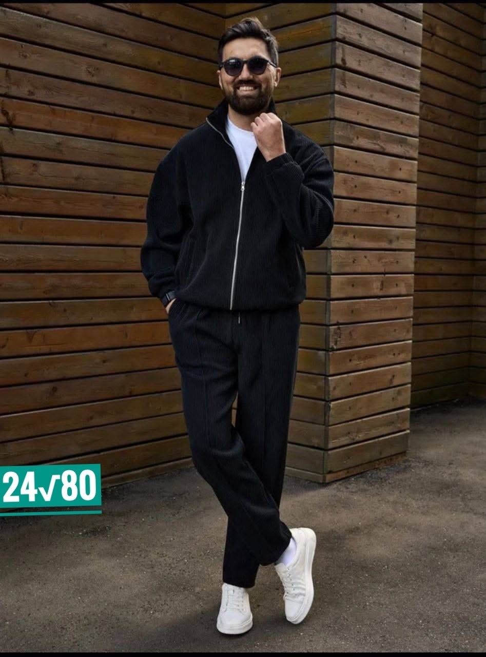 мужской спортивный костюм из вельвета,костюм мужской,мужская мода,костюм спортивный мужской,спортивный костюм