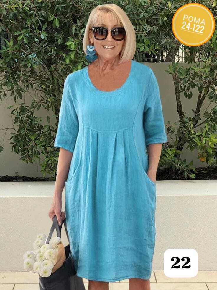 туника льняная,свободное платье,платье из хлопка и льна,льняное платье,платье свободного покроя