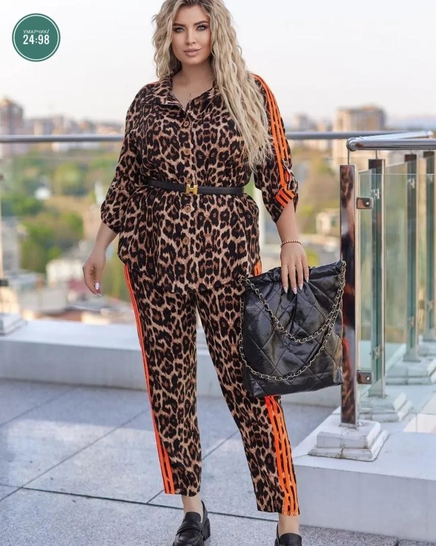 женские костюмы больших размеров,костюм леопардовый,костюм двойка женская,брючный костюм больших размеров,женские костюмы брючные