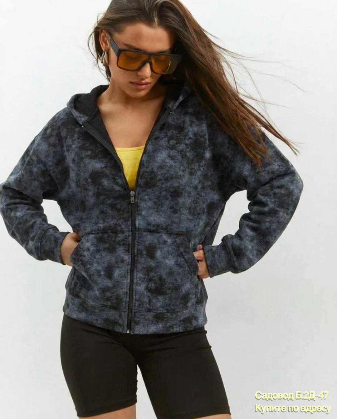 женское толстовка,женская кофта,толстовка,свитшот и толстовка,женская худи свободного кроя с эффектом варeнки