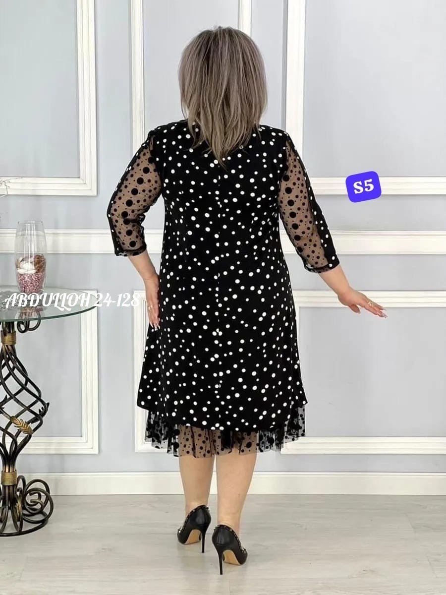 платье женское праздничное больших размеров,платье больших размеров,вечернее платье больших размеров нарядное в горошек saliya brand,платье женская,платье