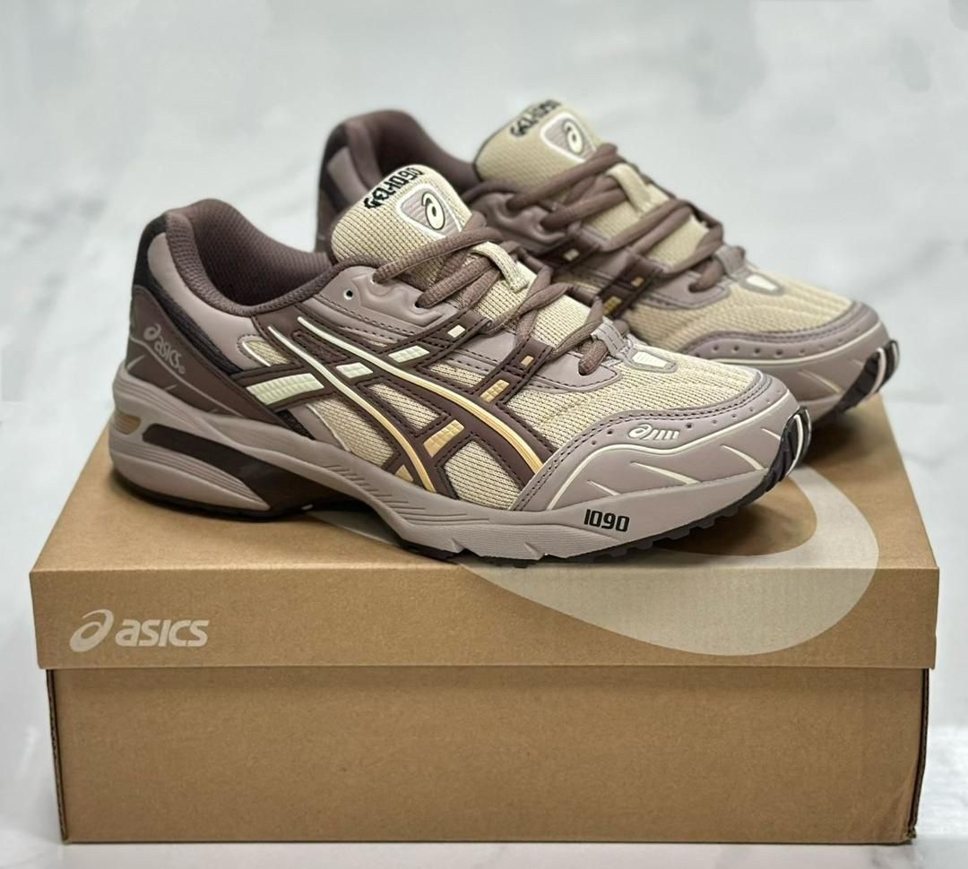 кроссовки asics gel 1090,кроссовки гель 1090 asics коричневый,кроссовки gel 1090 cream brown asics,женские кроссовки asics,кроссовки "asics"