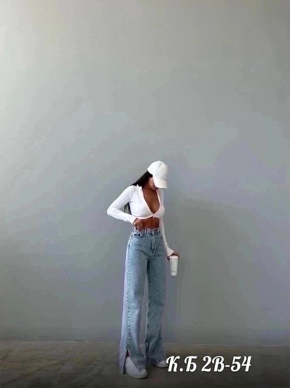 джинсы клёш с разрезом,женские джинсы,голубые джинсы палаццо,джинсы широкие gasso,широкие джинсы
