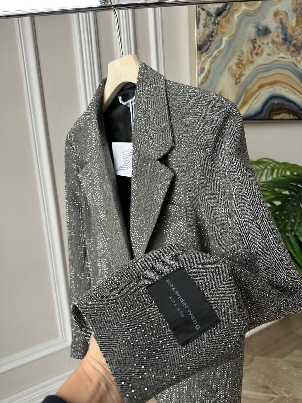 пиджак вечерний с пайетками emberens,пиджак с пайетками женский,пиджак,женский пиджак,блестящий пиджак