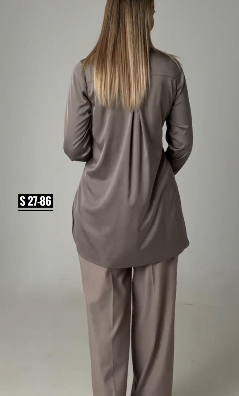 брючный костюм,женский брючный костюм,брючный костюм temper 149 серый,комплект брючный,костюм с брюками