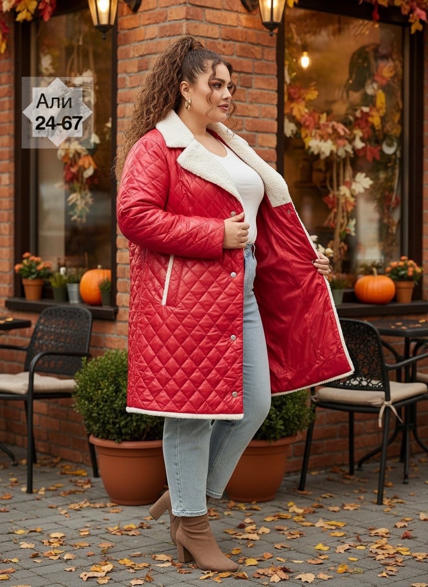 пальто женское больших размеров,малиновое стеганое пальто,стеганое пальто женское,стильная куртка,пальто на синтепоне