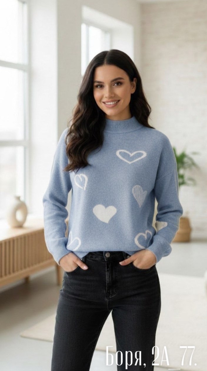 свитер женский,женская кофта,кофта женская свитер,свитшот женская,джемпер с сердечками