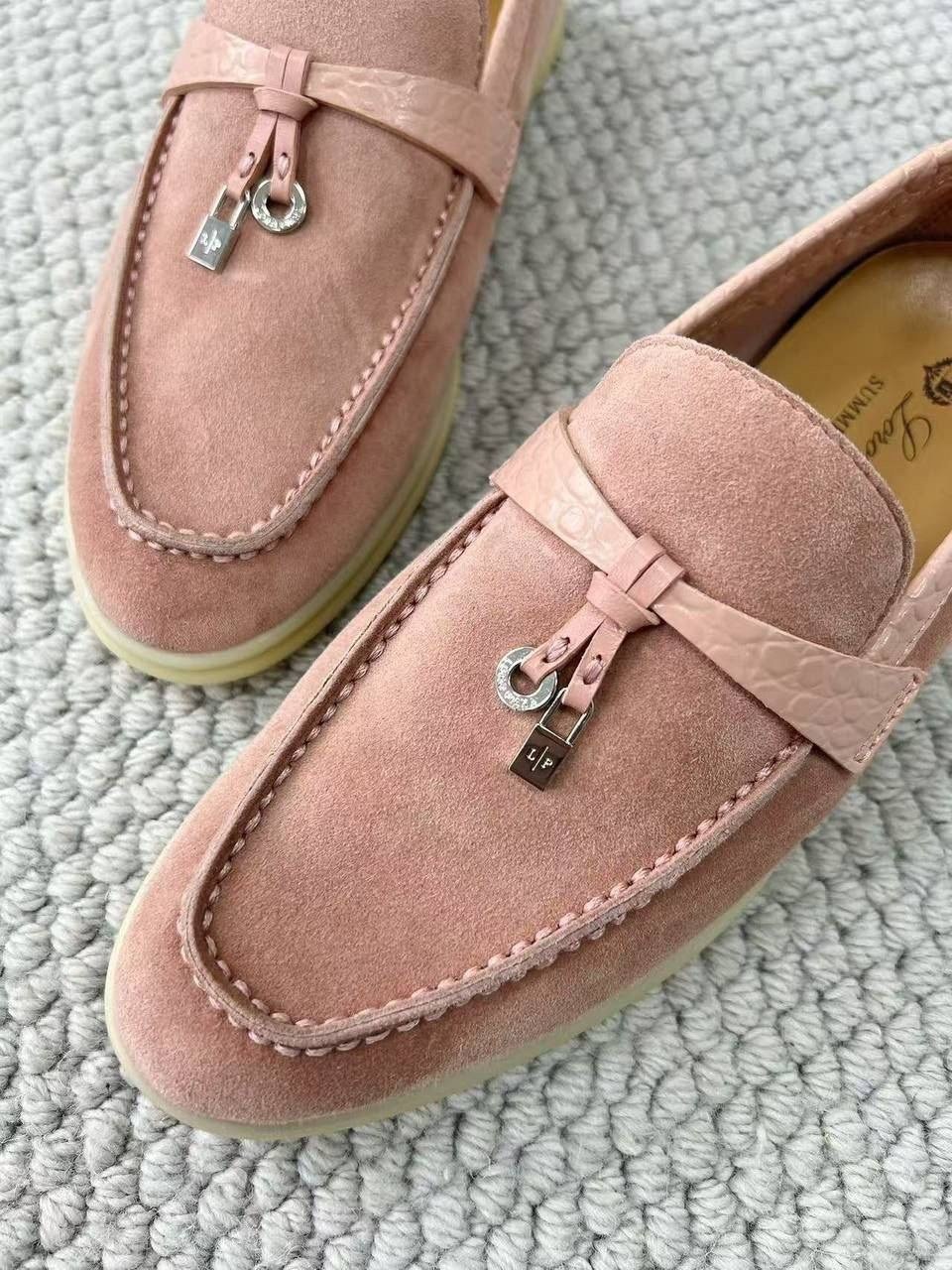 loro piana лоферы женские,лоферы loro piana,замшевые женские лоферы loro piana розовые,,лоферы loro piana summer walk