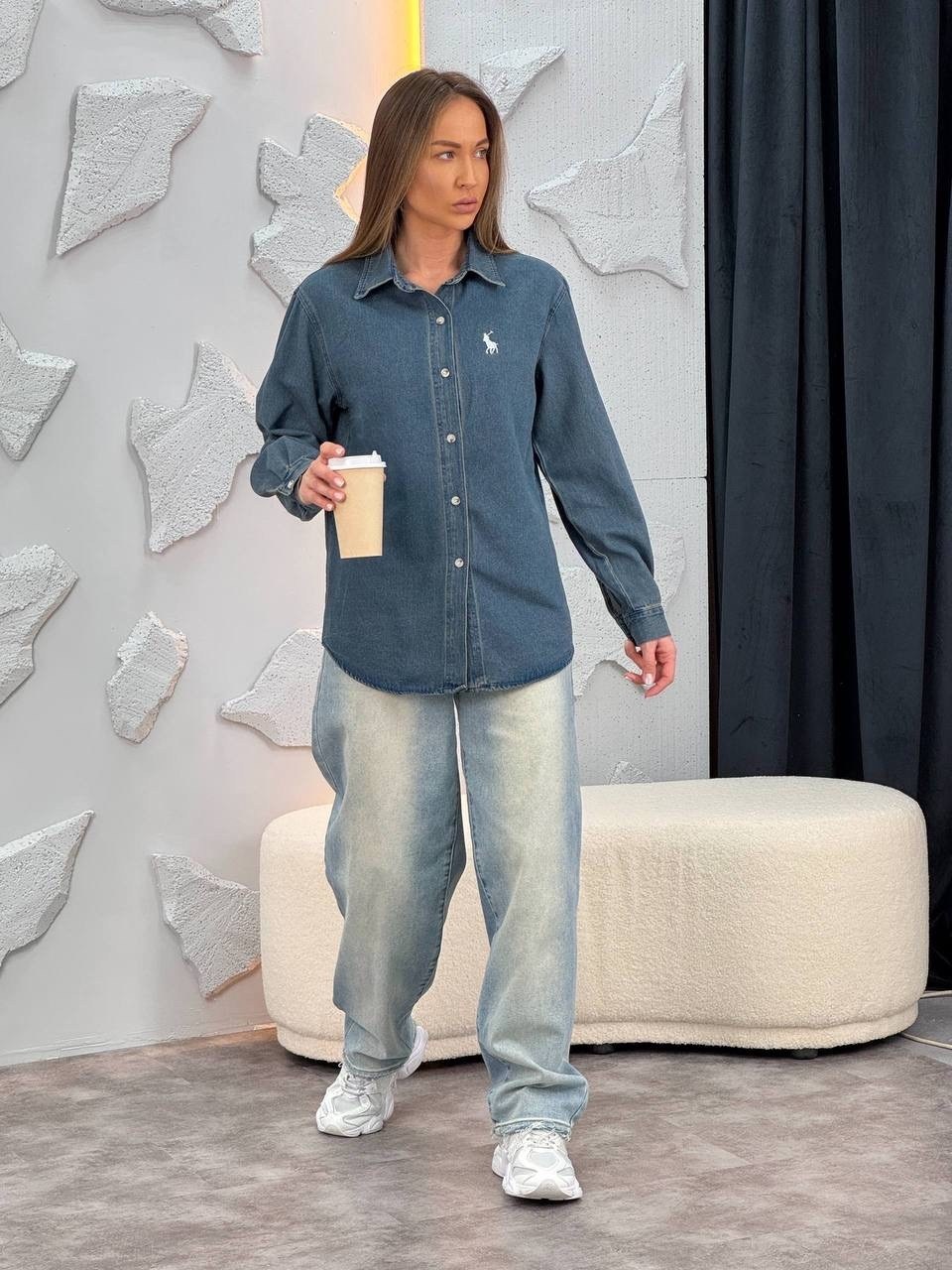 джинсовая рубашка polo ralph lauren,джинсовая рубашка,polo ralph lauren джинсовая рубашка женская,джинсовая рубашка оверсайз,женская джинсовая рубашка