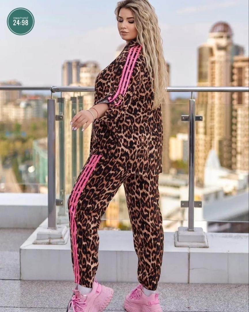 женские костюмы больших размеров,костюм леопардовый,костюм двойка женская,брючный костюм больших размеров,женские костюмы брючные