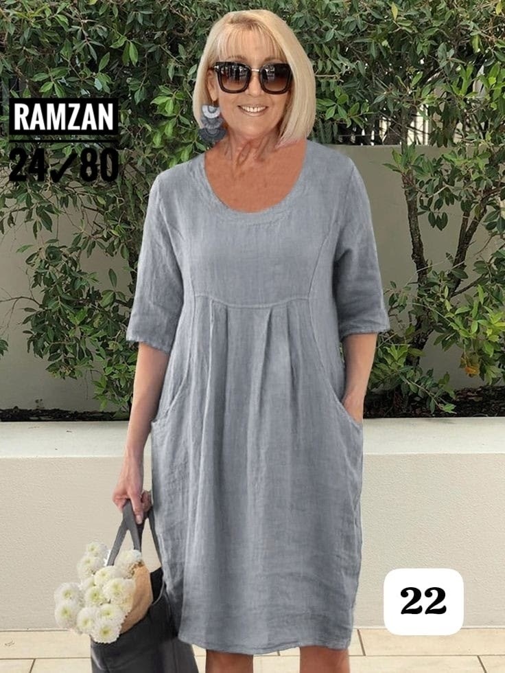 туника льняная,летнее женское платье,платье из хлопка и льна,льняное платье,платье женщин