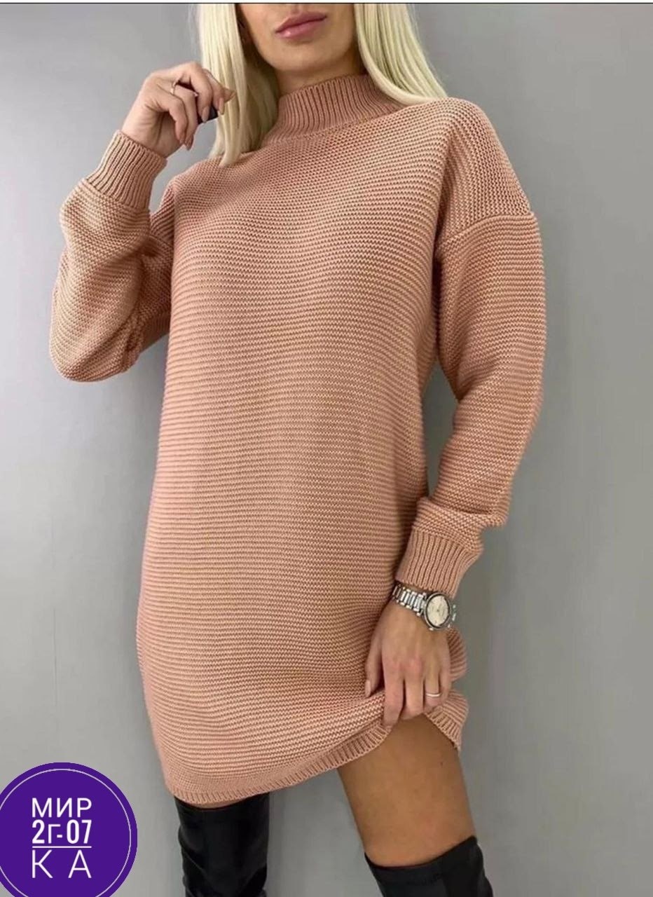 туника женская свитер вязаное платье alk 108922493,свитер женский длинный с горлом вязаное платье туника теплое luxery,платье женское вязаное,платье вязанное,туника вязаный