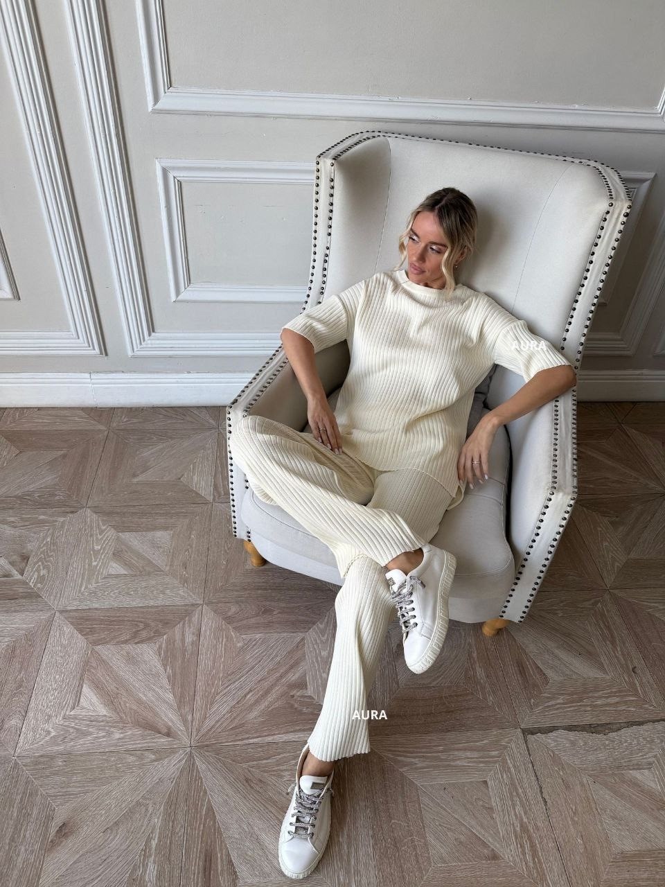 трикотажный костюм,костюм женский вязаный,трикотажный костюм брючной,брючный костюм,костюм вязаный белый